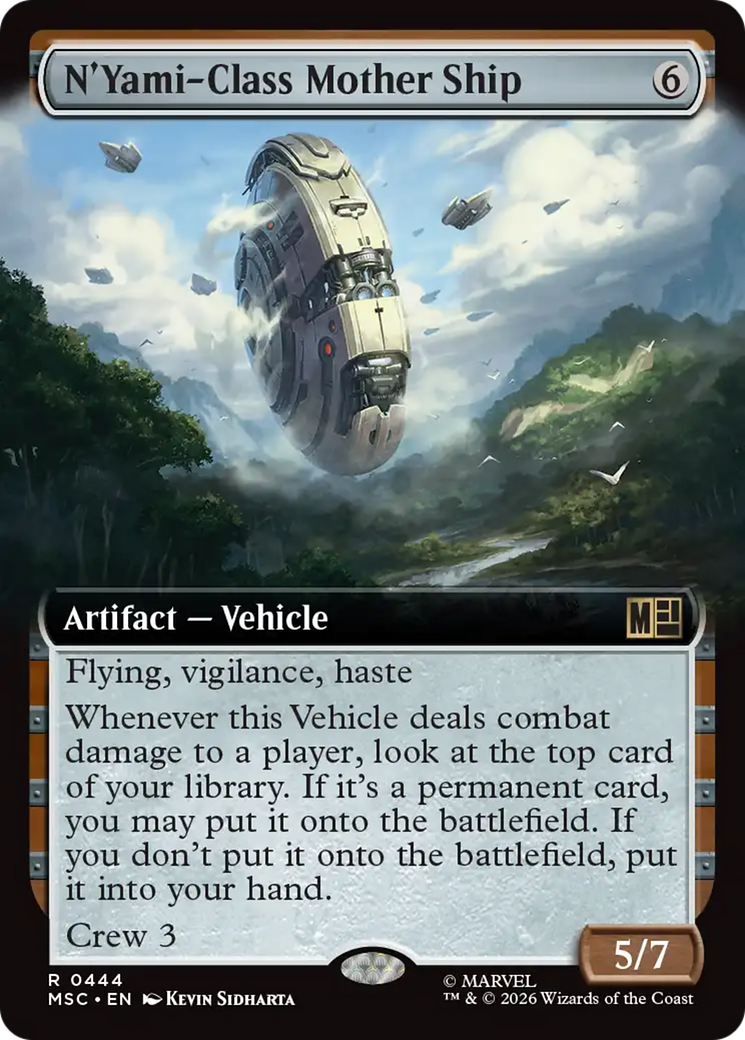 N'Yami-Class Mother Ship (Extended Art) [Marvel Super Heroes Commander] | Gear Gaming Fayetteville