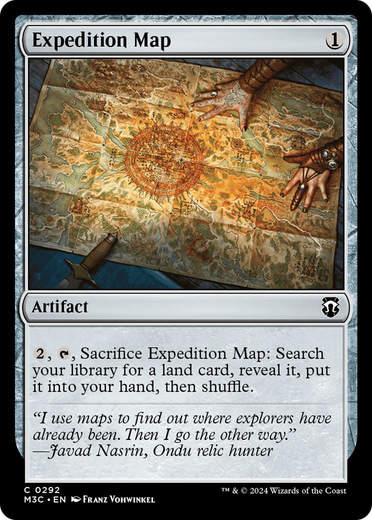 Expedition Map (Ripple Foil) [Modern Horizons 3 Commander] | Gear Gaming Fayetteville