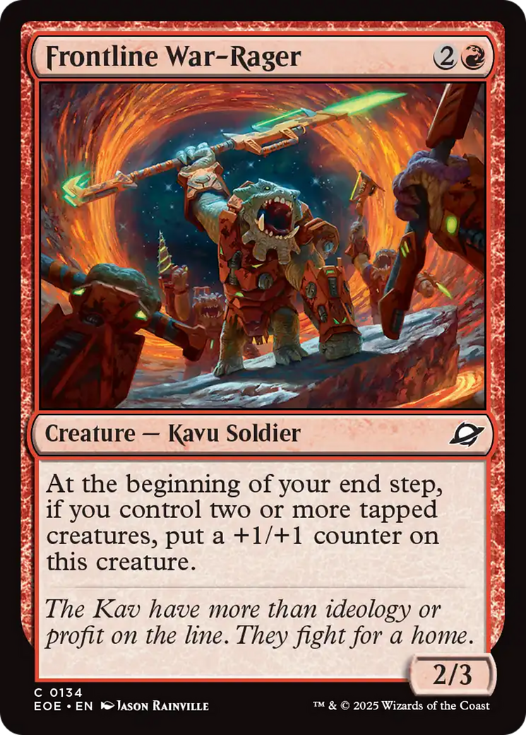 Frontline War-Rager [Edge of Eternities] | Gear Gaming Fayetteville
