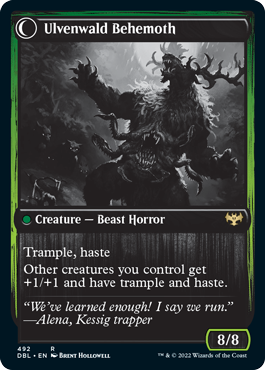 Ulvenwald Oddity // Ulvenwald Behemoth [Innistrad: Double Feature] | Gear Gaming Fayetteville