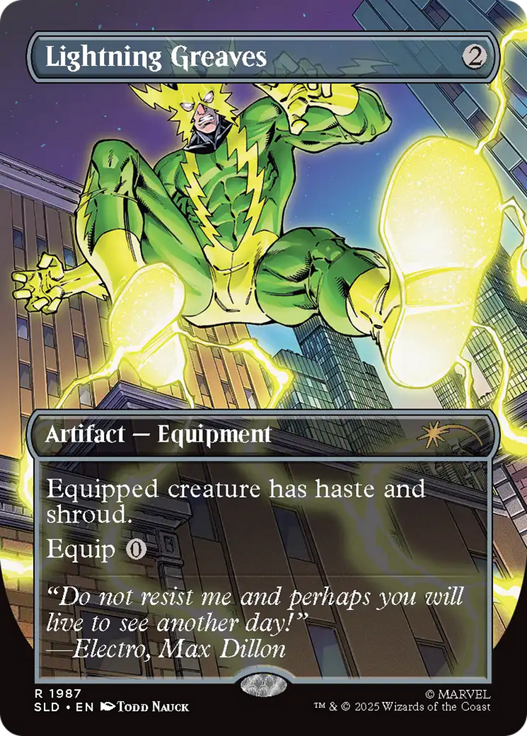 Lightning Greaves (1987) (Rainbow Foil) [Secret Lair Drop Series] | Gear Gaming Fayetteville