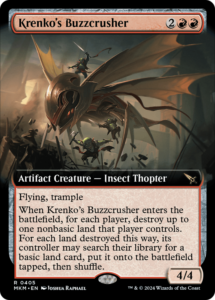 Krenko's Buzzcrusher (Extended Art) [Murders at Karlov Manor] | Gear Gaming Fayetteville