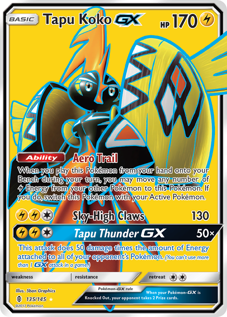 Tapu Koko GX (135/145) [Sun & Moon: Guardians Rising] | Gear Gaming Fayetteville