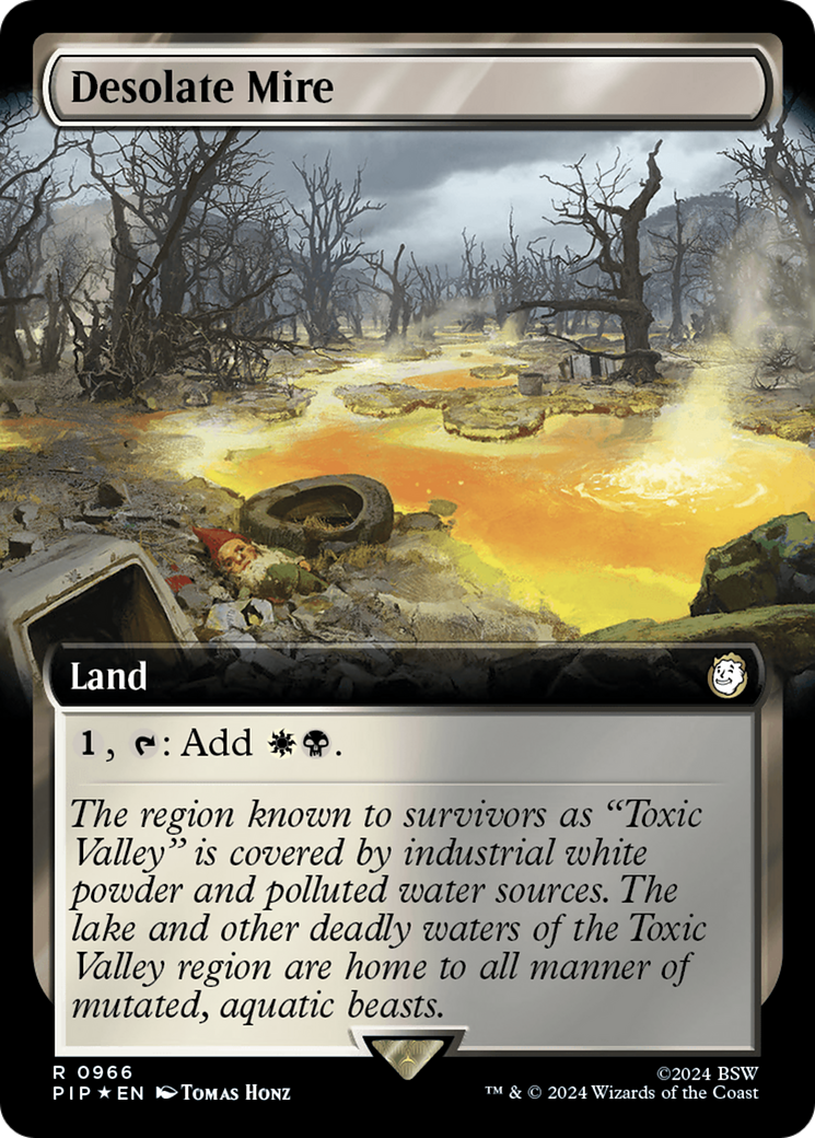 Desolate Mire (Extended Art) (Surge Foil) [Fallout] | Gear Gaming Fayetteville