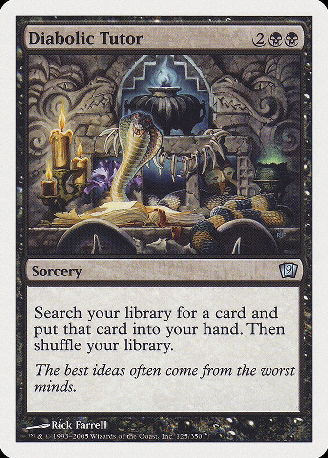Diabolic Tutor [Ninth Edition] | Gear Gaming Fayetteville