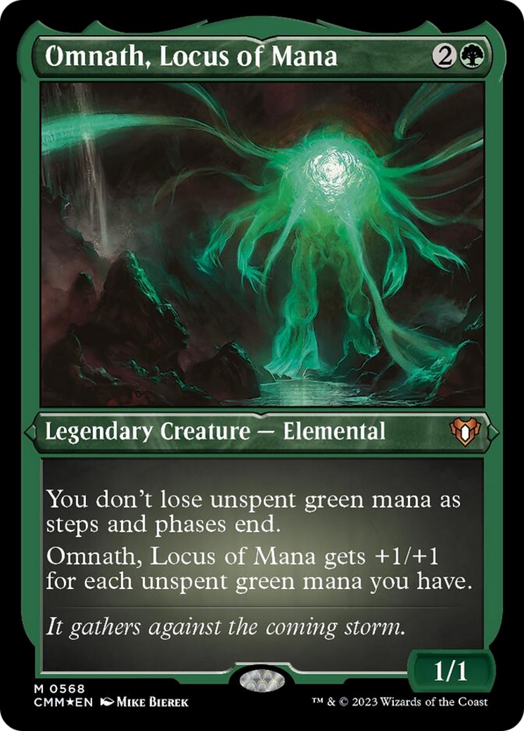 Omnath, Locus of Mana (Foil Etched) [Commander Masters] | Gear Gaming Fayetteville