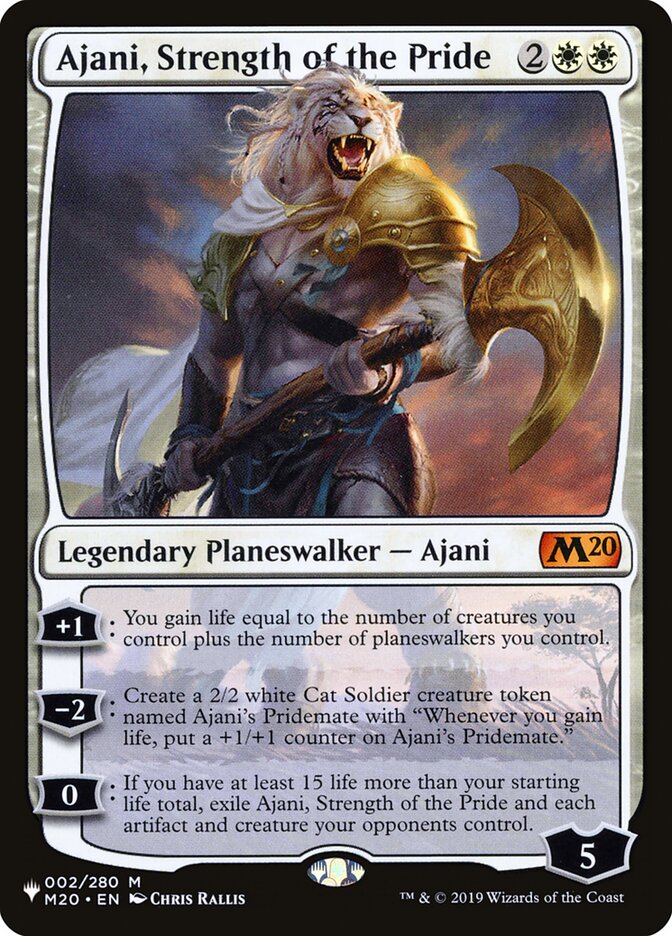 Ajani, Strength of the Pride [The List] | Gear Gaming Fayetteville