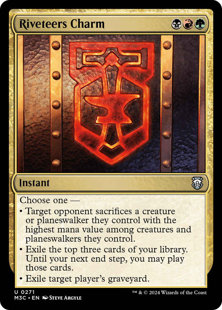 Riveteers Charm (Ripple Foil) [Modern Horizons 3 Commander] | Gear Gaming Fayetteville