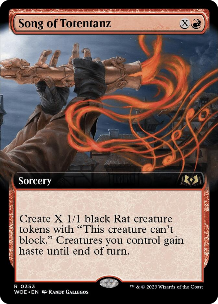 Song of Totentanz (Extended Art) [Wilds of Eldraine] | Gear Gaming Fayetteville