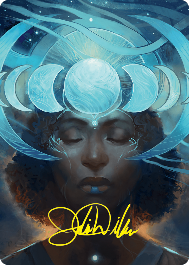 Lunar Insight Art Card (31/54) (Gold-Stamped Signature) [Foundations Art Series] | Gear Gaming Fayetteville