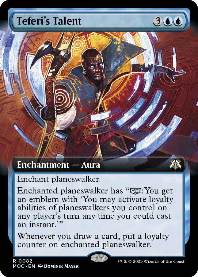 Teferi's Talent (Extended Art) [March of the Machine Commander] | Gear Gaming Fayetteville