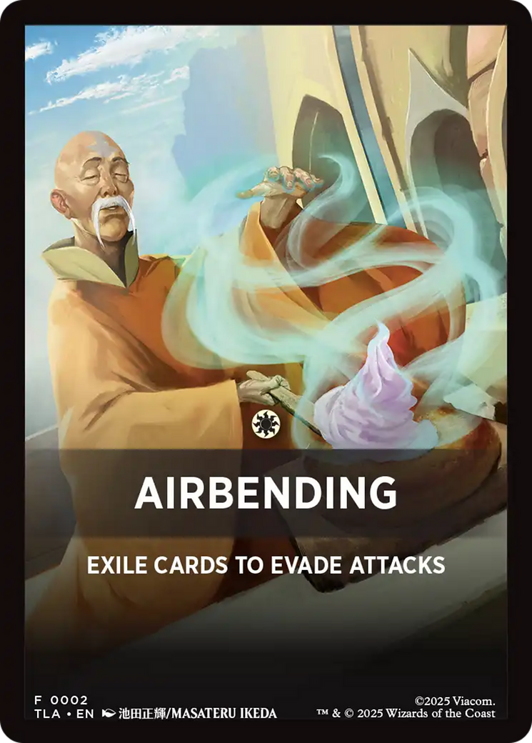 Airbending Theme Card [Avatar: The Last Airbender Tokens] | Gear Gaming Fayetteville