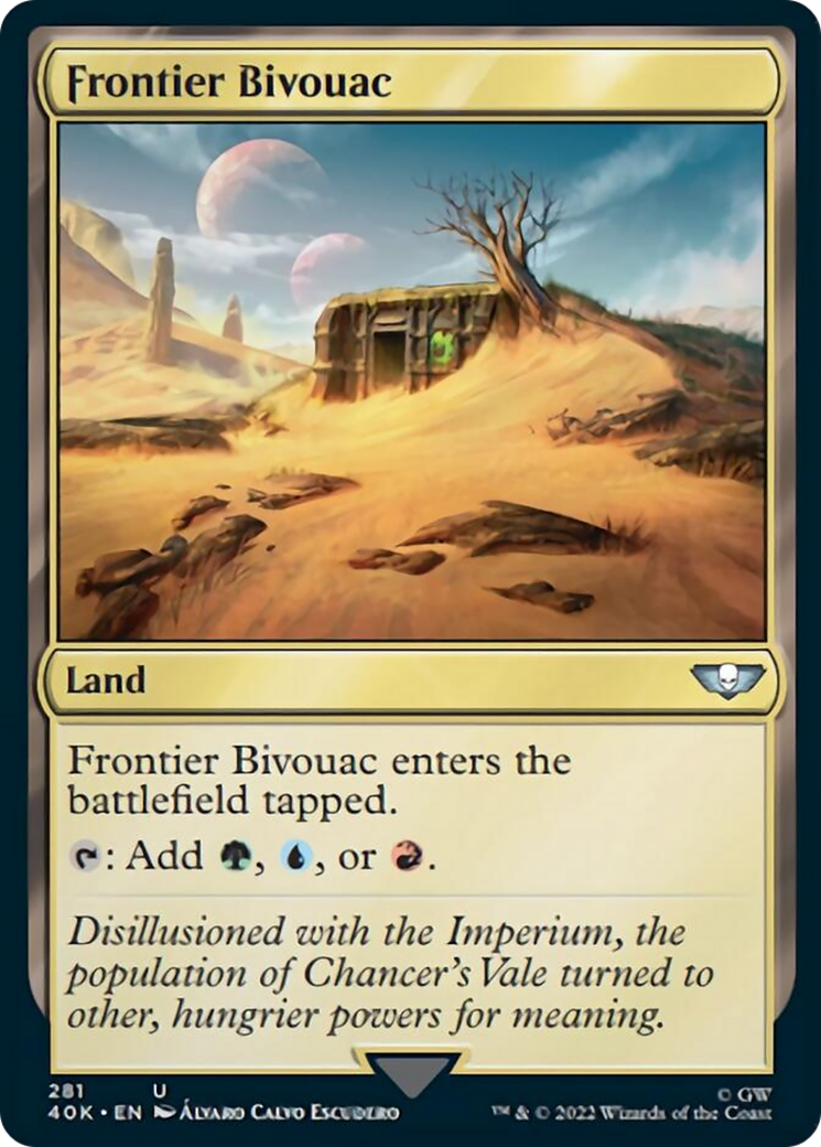 Frontier Bivouac (Surge Foil) [Warhammer 40,000] | Gear Gaming Fayetteville