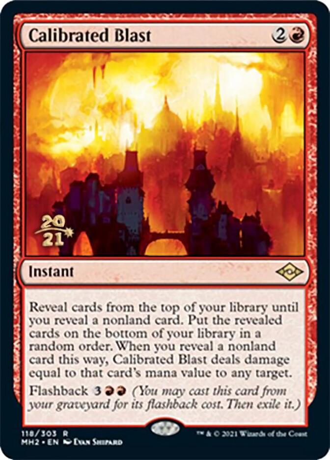 Calibrated Blast [Modern Horizons 2 Prerelease Promos] | Gear Gaming Fayetteville