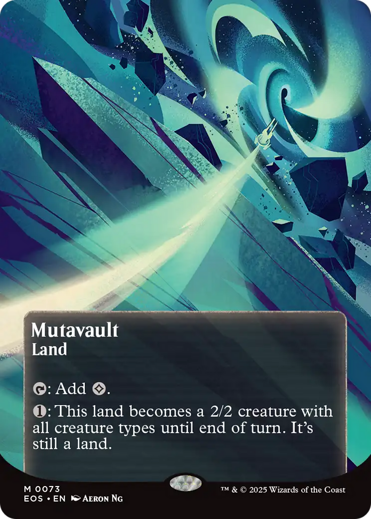 Mutavault (0073) (Borderless) [Edge of Eternities: Stellar Sights] | Gear Gaming Fayetteville
