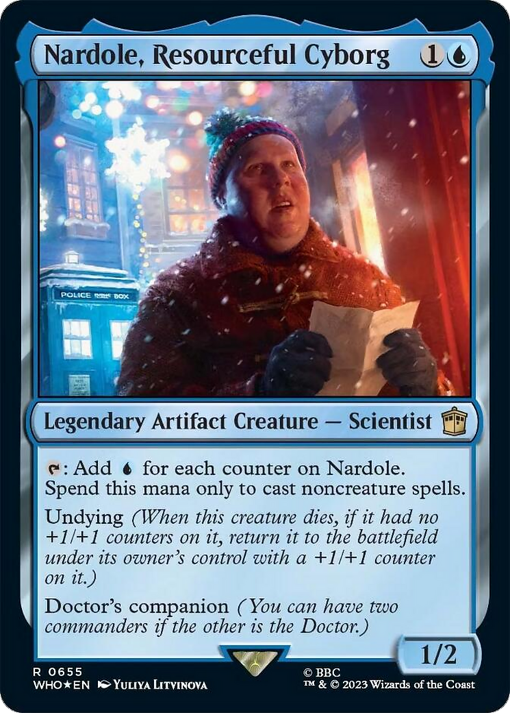 Nardole, Resourceful Cyborg (Surge Foil) [Doctor Who] | Gear Gaming Fayetteville