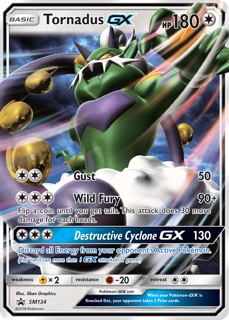 Tornadus GX (SM134) [Sun & Moon: Black Star Promos] | Gear Gaming Fayetteville