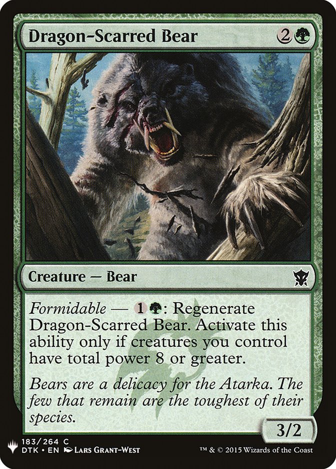 Dragon-Scarred Bear [Mystery Booster] | Gear Gaming Fayetteville