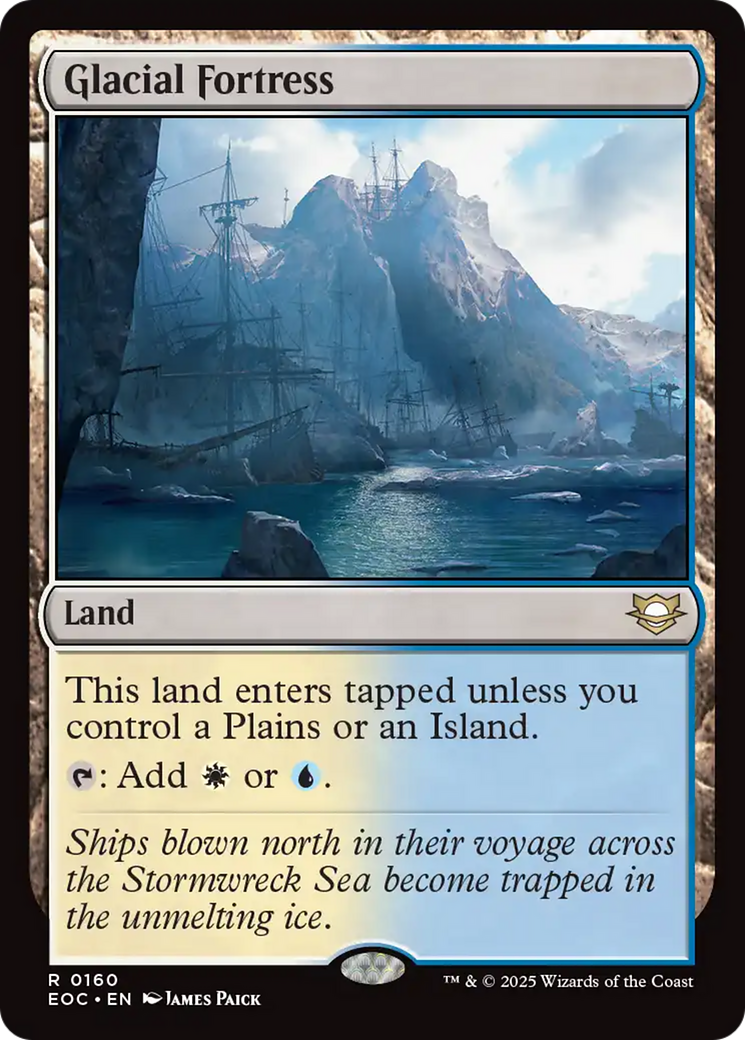 Glacial Fortress [Edge of Eternities Commander] | Gear Gaming Fayetteville