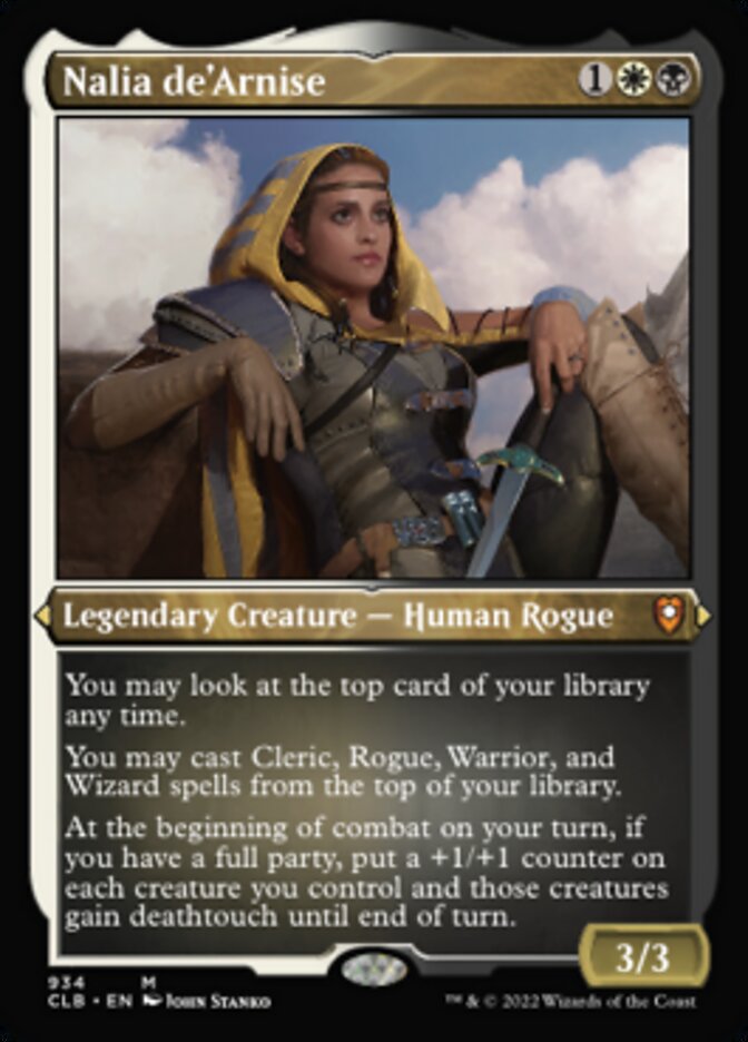 Nalia de'Arnise (Display Commander) (Foil Etched) [Commander Legends: Battle for Baldur's Gate] | Gear Gaming Fayetteville