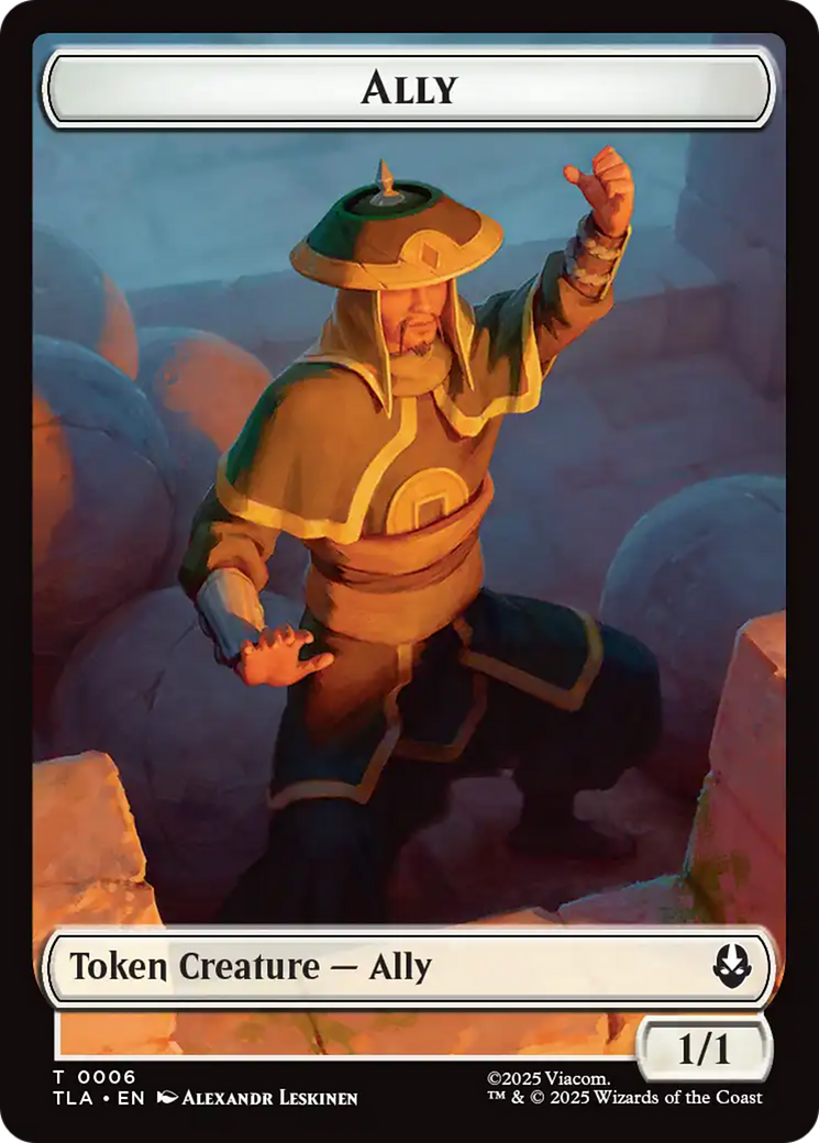 Ally (0006) // Soldier (0002) Double-Sided Token [Avatar: The Last Airbender Tokens] | Gear Gaming Fayetteville
