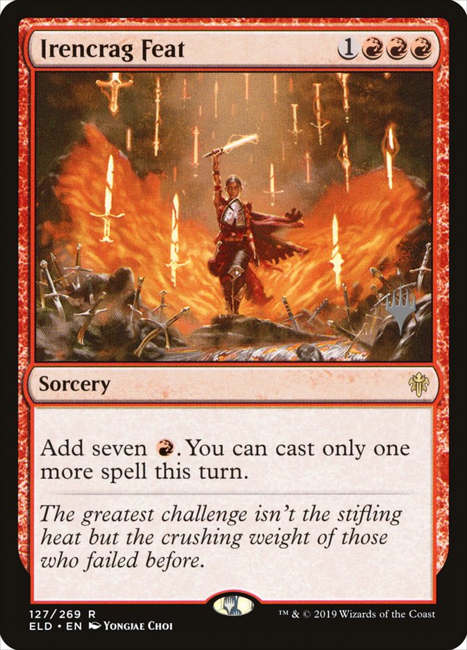 Irencrag Feat (Promo Pack) [Throne of Eldraine Promos] | Gear Gaming Fayetteville