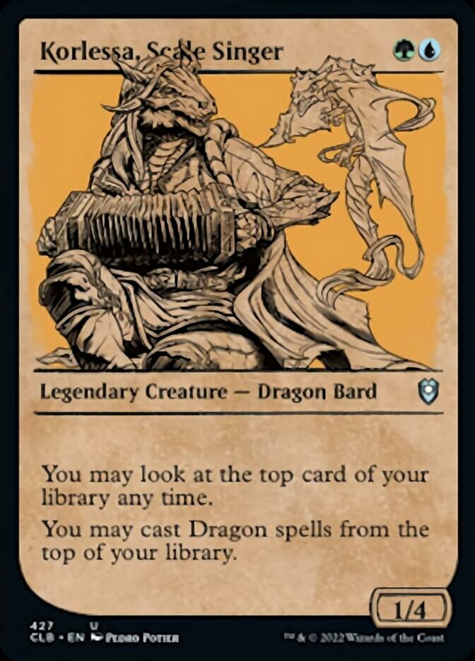 Korlessa, Scale Singer (Showcase) [Commander Legends: Battle for Baldur's Gate] | Gear Gaming Fayetteville