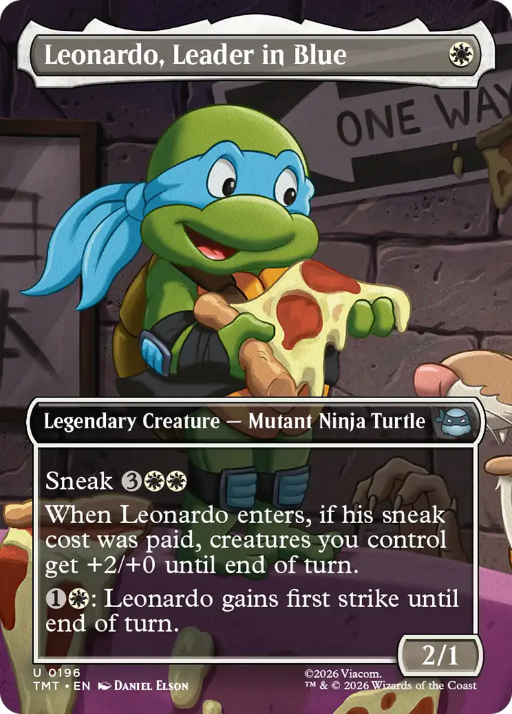Leonardo, Leader in Blue (Borderless) [Teenage Mutant Ninja Turtles] | Gear Gaming Fayetteville