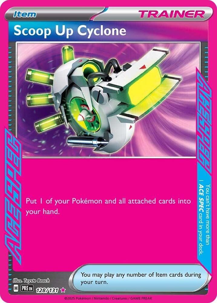 Scoop Up Cyclone (128/131) [Scarlet & Violet: Prismatic Evolutions] | Gear Gaming Fayetteville