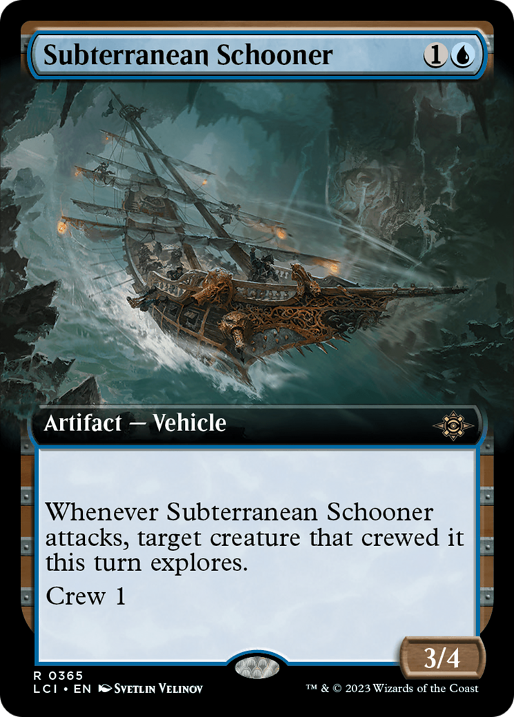 Subterranean Schooner (Extended Art) [The Lost Caverns of Ixalan] | Gear Gaming Fayetteville