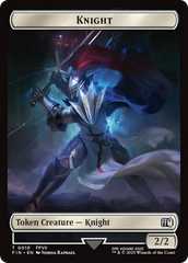 Hero (0002) // Knight Double-Sided Token [FINAL FANTASY Tokens] | Gear Gaming Fayetteville