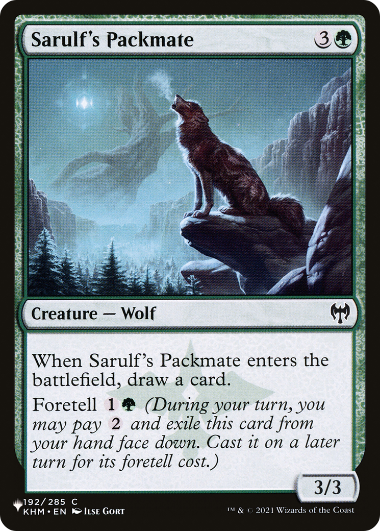 Sarulf's Packmate [The List Reprints] | Gear Gaming Fayetteville