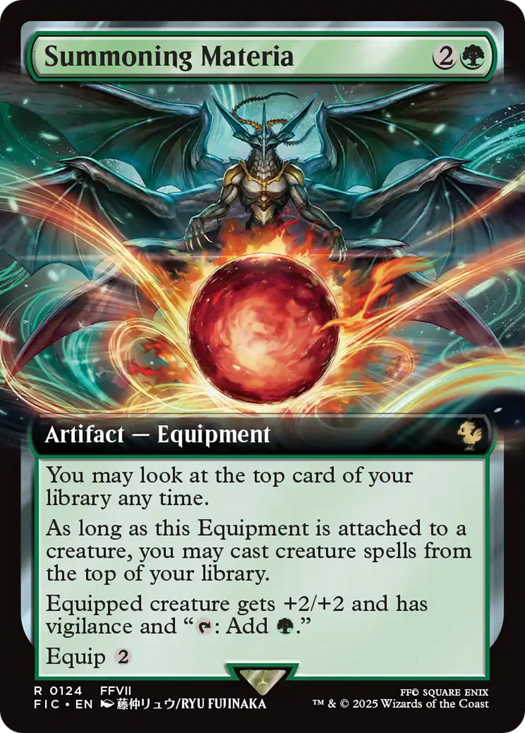 Summoning Materia (Extended Art) [FINAL FANTASY Commander] | Gear Gaming Fayetteville