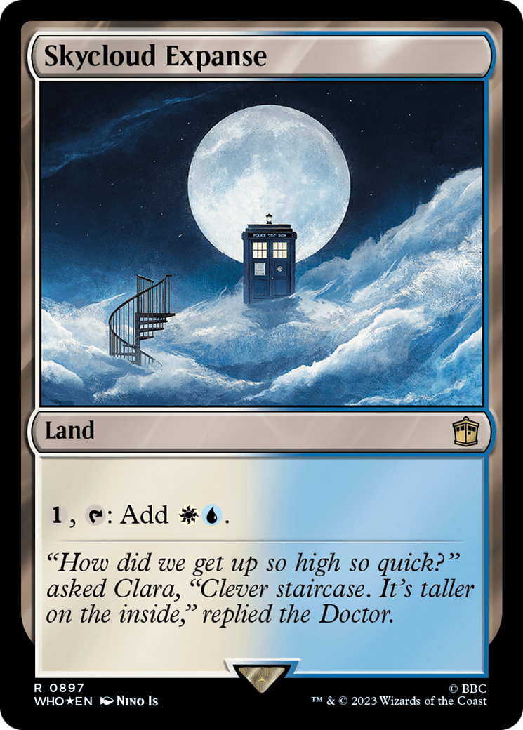 Skycloud Expanse (Surge Foil) [Doctor Who] | Gear Gaming Fayetteville