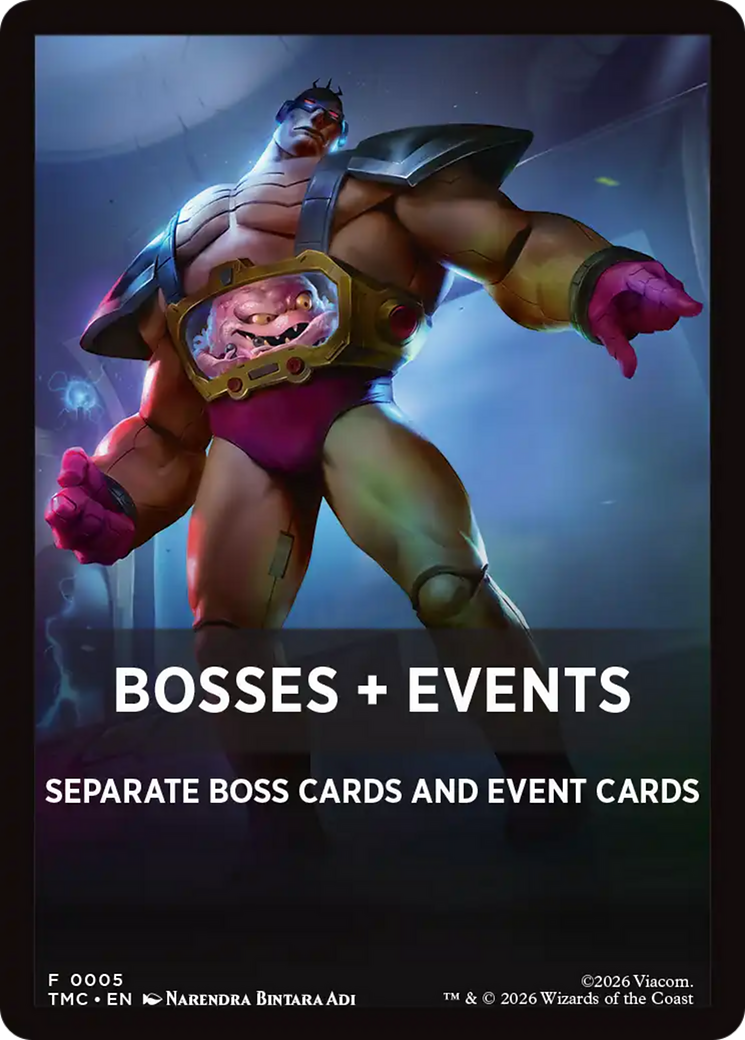 Bosses + Events [Teenage Mutant Ninja Turtles Commander Tokens] | Gear Gaming Fayetteville
