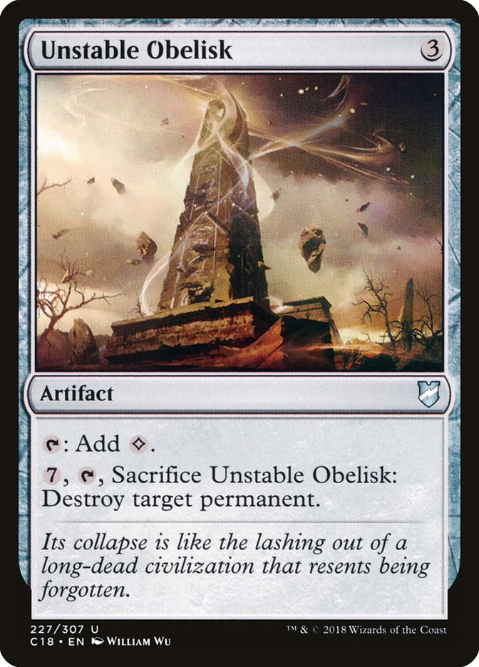 Unstable Obelisk [Commander 2018] | Gear Gaming Fayetteville