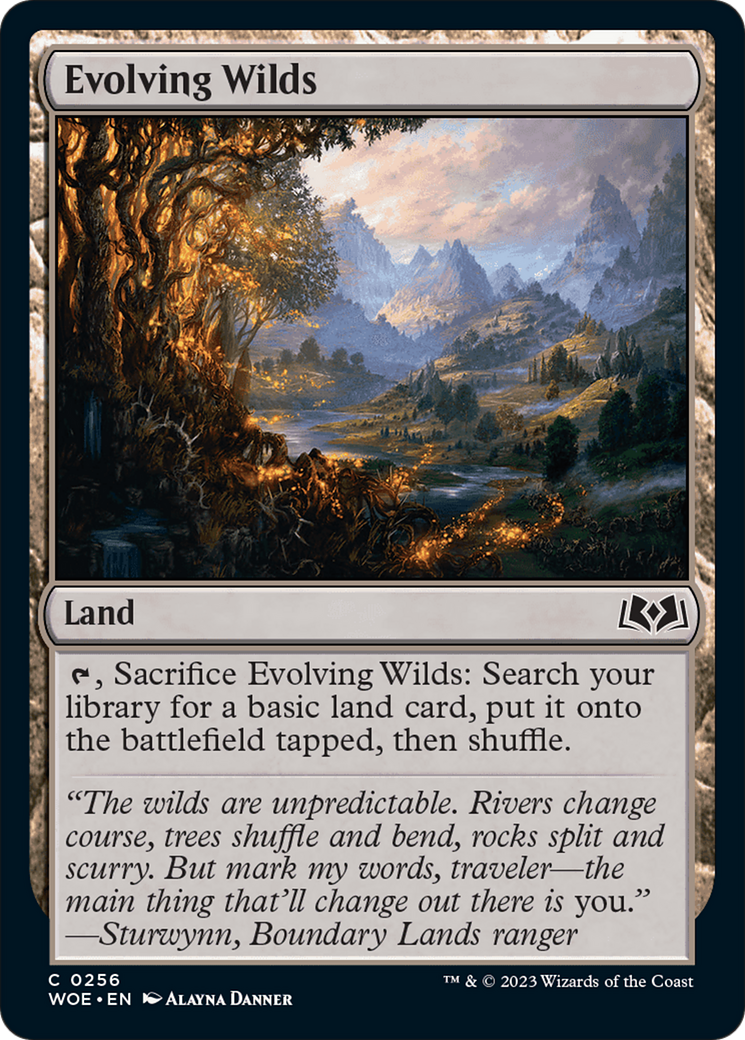 Evolving Wilds [Wilds of Eldraine] | Gear Gaming Fayetteville