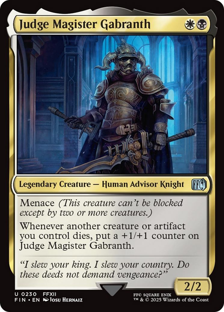 Judge Magister Gabranth [FINAL FANTASY] | Gear Gaming Fayetteville