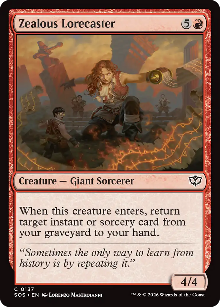 Zealous Lorecaster [Secrets of Strixhaven] | Gear Gaming Fayetteville