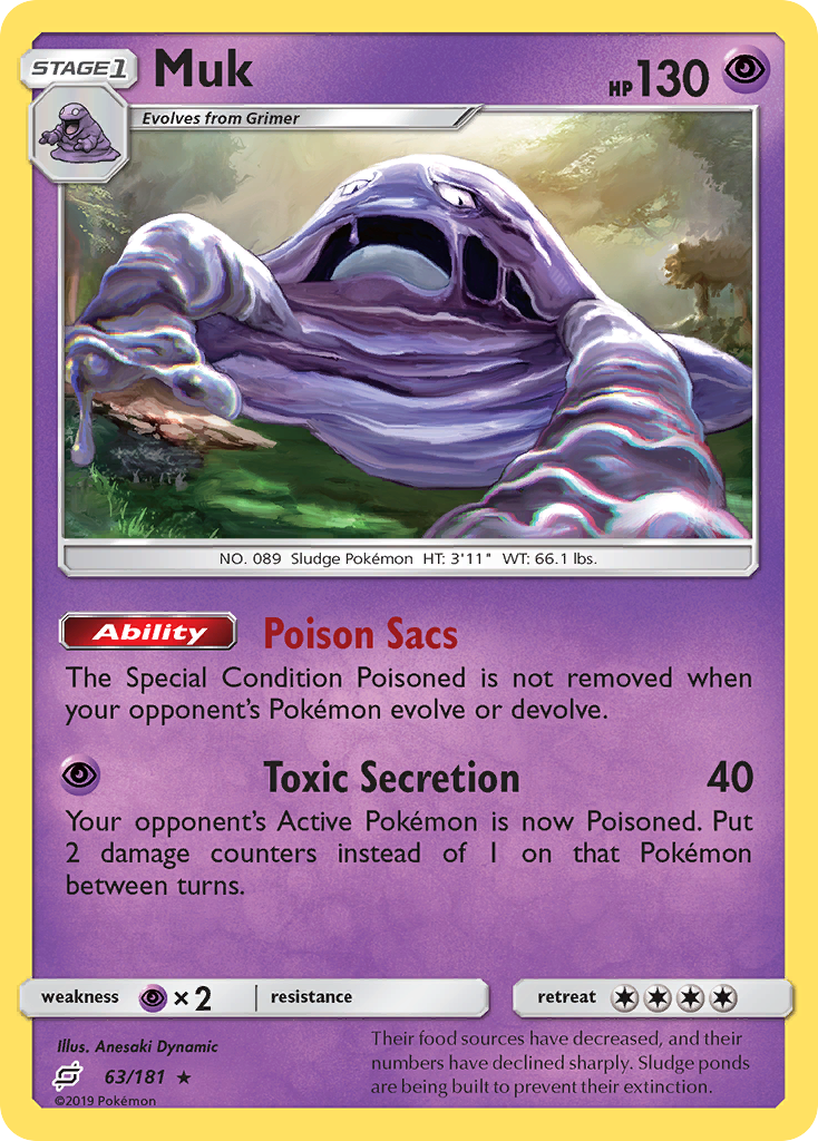 Muk (63/181) [Sun & Moon: Team Up] | Gear Gaming Fayetteville