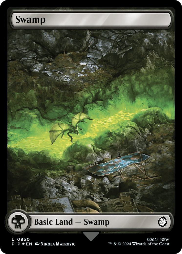 Swamp (0850) (Surge Foil) [Fallout] | Gear Gaming Fayetteville