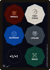 Punch Card Token (001 // 002) - Thick Stock [Ikoria: Lair of Behemoths Tokens] | Gear Gaming Fayetteville