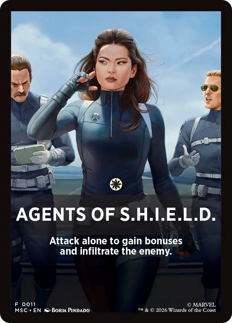 Agents of S.H.I.E.L.D. Theme Card [Marvel Super Heroes Commander] | Gear Gaming Fayetteville