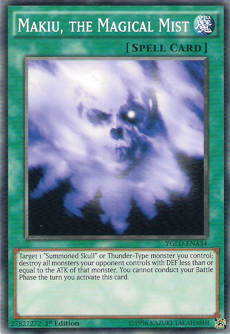 Makiu, the Magical Mist [YGLD-ENA34] Common | Gear Gaming Fayetteville