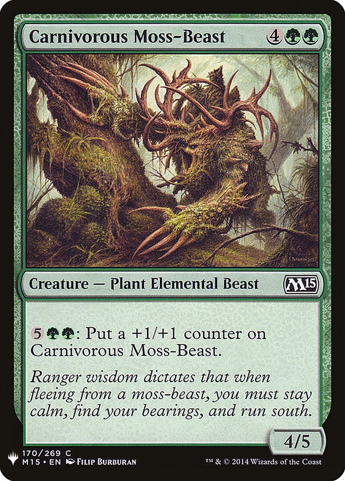 Carnivorous Moss-Beast [Mystery Booster] | Gear Gaming Fayetteville