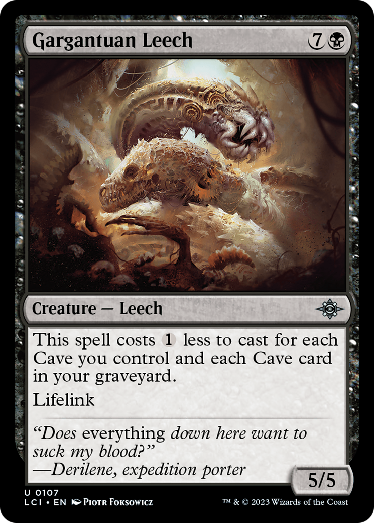 Gargantuan Leech [The Lost Caverns of Ixalan] | Gear Gaming Fayetteville