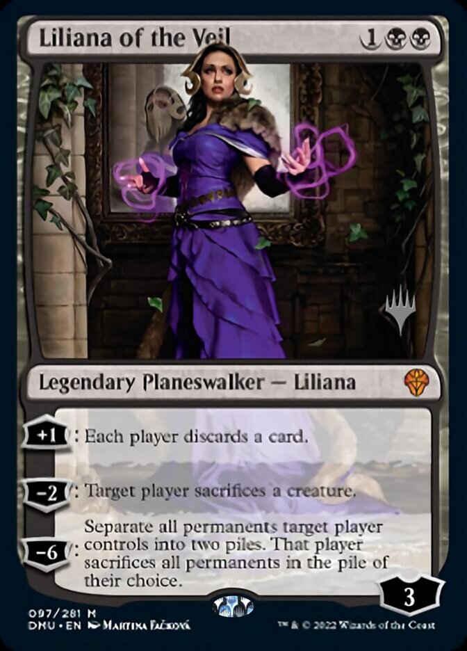 Liliana of the Veil (Promo Pack) [Dominaria United Promos] | Gear Gaming Fayetteville