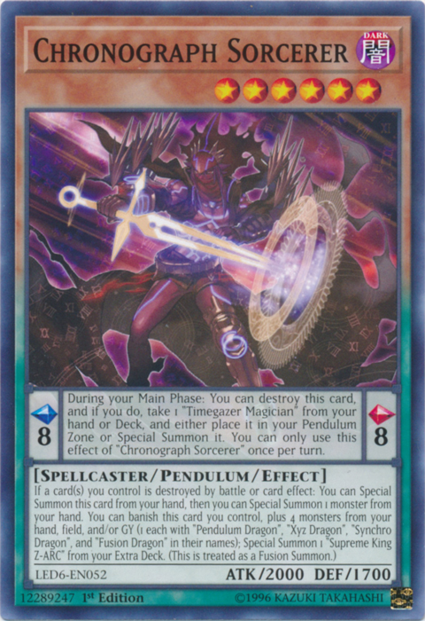 Chronograph Sorcerer [LED6-EN052] Common | Gear Gaming Fayetteville