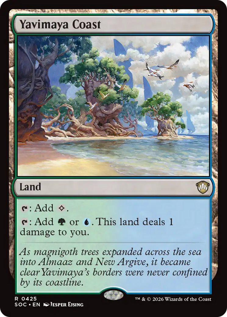 Yavimaya Coast [Secrets of Strixhaven Commander] | Gear Gaming Fayetteville