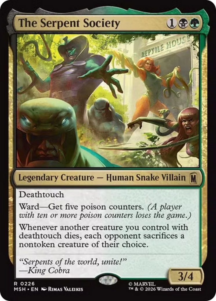 The Serpent Society [Marvel Super Heroes] | Gear Gaming Fayetteville